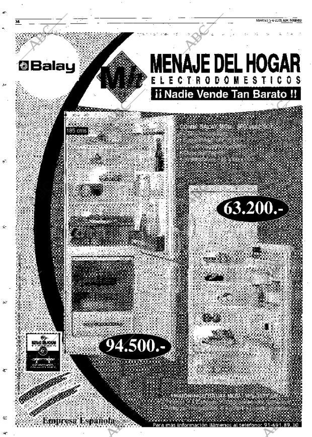 ABC MADRID 05-06-2001 página 124