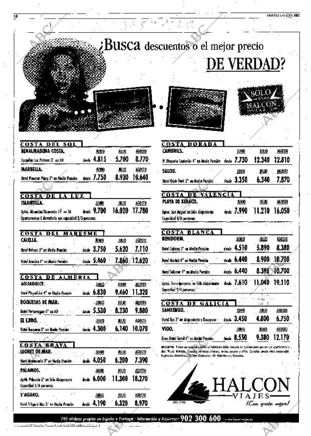 ABC MADRID 05-06-2001 página 16