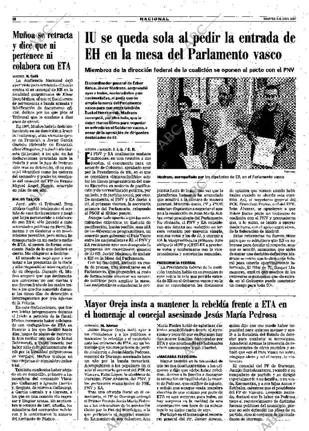 ABC MADRID 05-06-2001 página 18