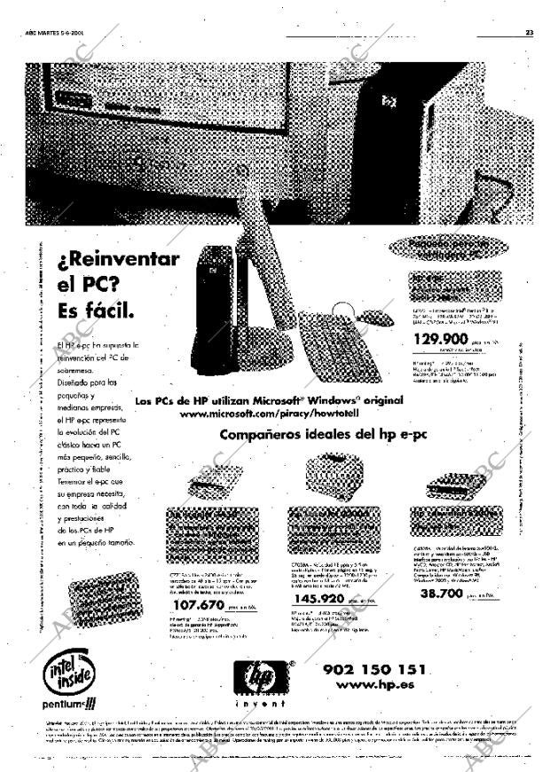 ABC MADRID 05-06-2001 página 23