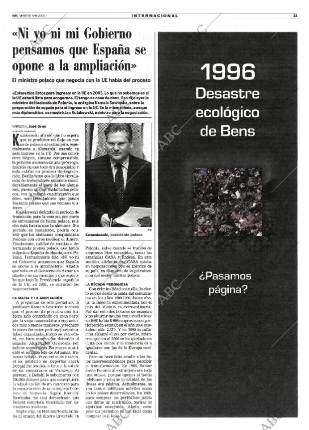 ABC MADRID 05-06-2001 página 33