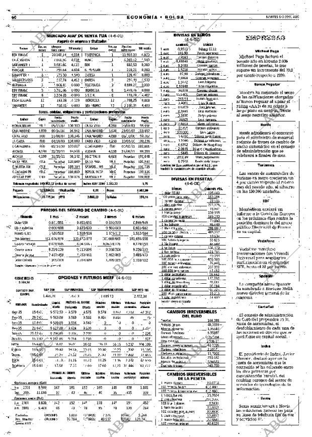 ABC MADRID 05-06-2001 página 60