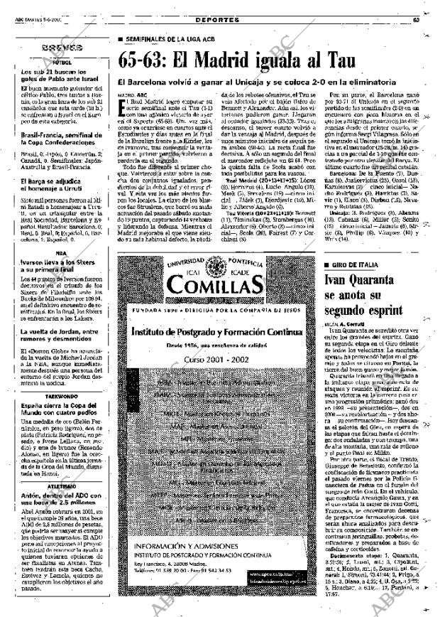 ABC MADRID 05-06-2001 página 63