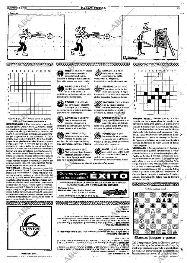 ABC MADRID 05-06-2001 página 73