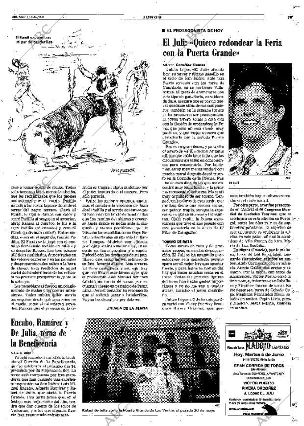 ABC MADRID 05-06-2001 página 79