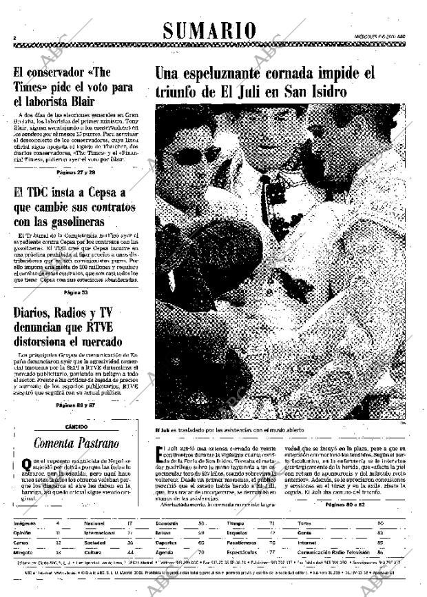 ABC MADRID 06-06-2001 página 2