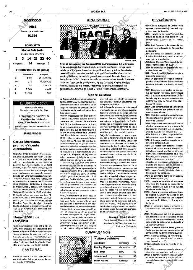 ABC MADRID 06-06-2001 página 70