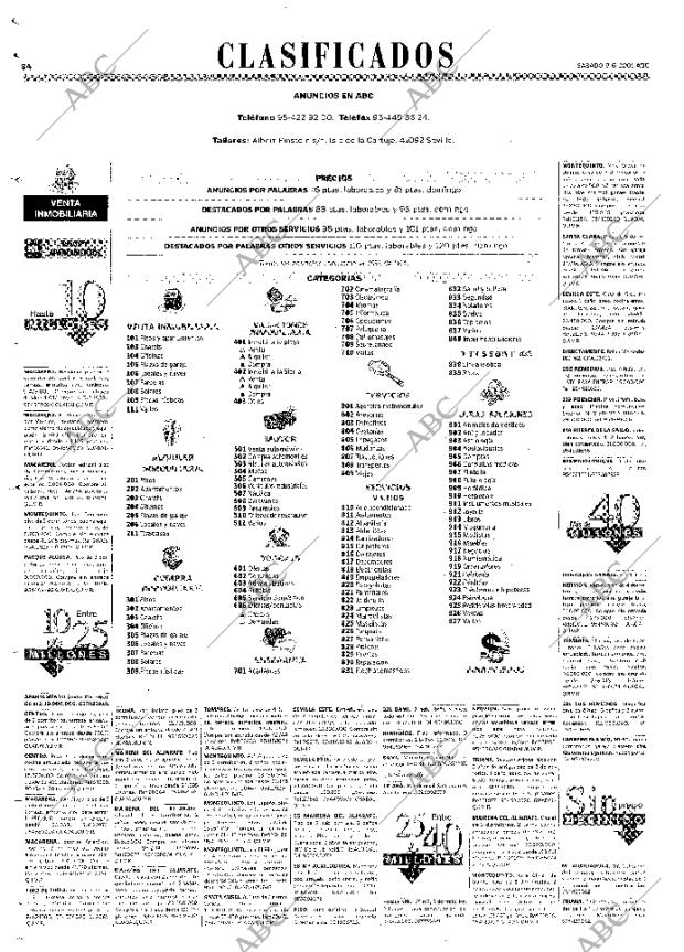 ABC SEVILLA 09-06-2001 página 84