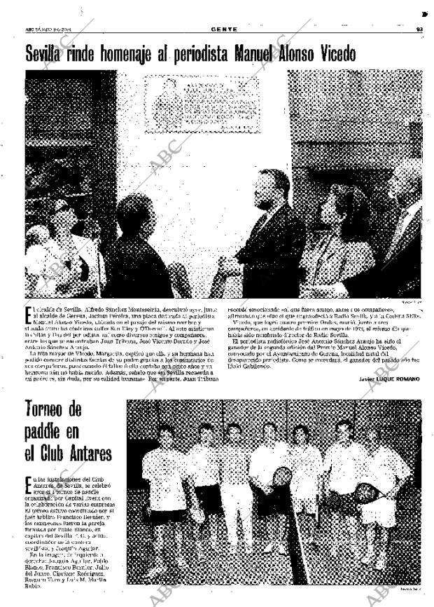 ABC SEVILLA 09-06-2001 página 93