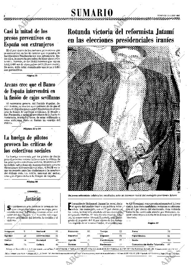 ABC MADRID 10-06-2001 página 2