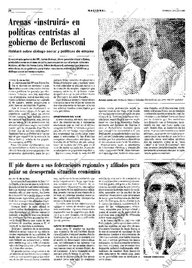 ABC MADRID 10-06-2001 página 28