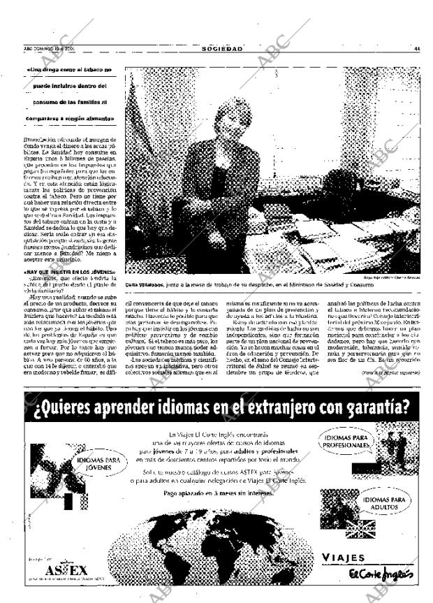 ABC MADRID 10-06-2001 página 41