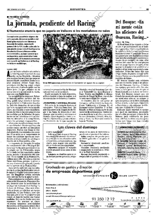 ABC MADRID 10-06-2001 página 65