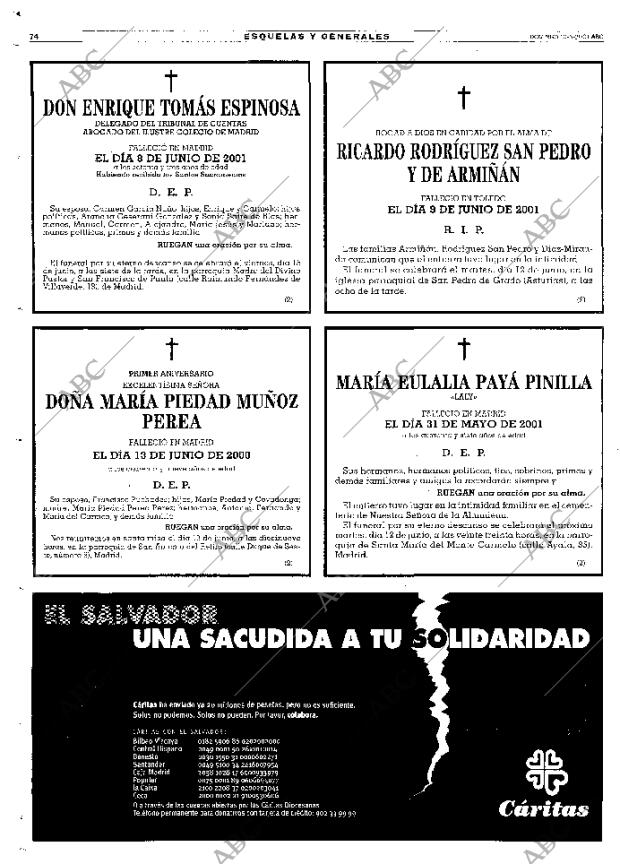 ABC MADRID 10-06-2001 página 74