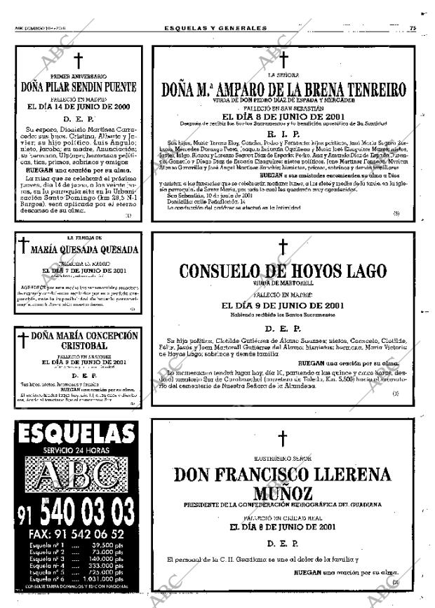 ABC MADRID 10-06-2001 página 75