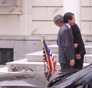 visita de Lpresidente de Estados Unidos A España- George W. Bush
