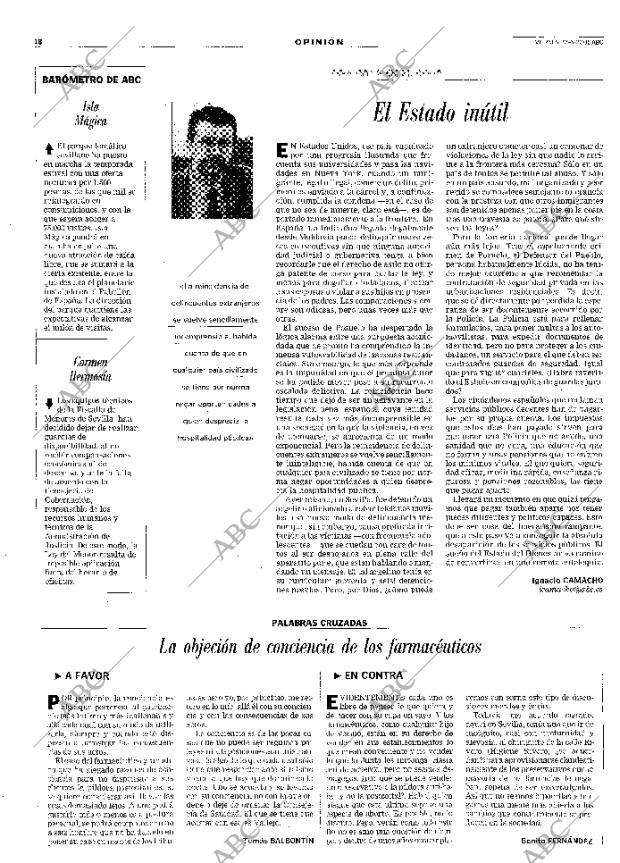 ABC SEVILLA 22-06-2001 página 18