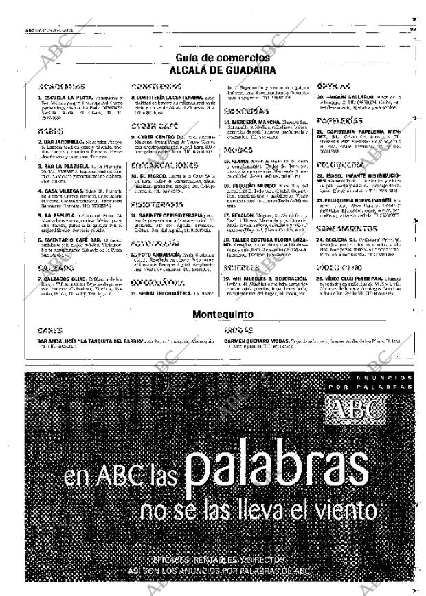 ABC SEVILLA 26-06-2001 página 93