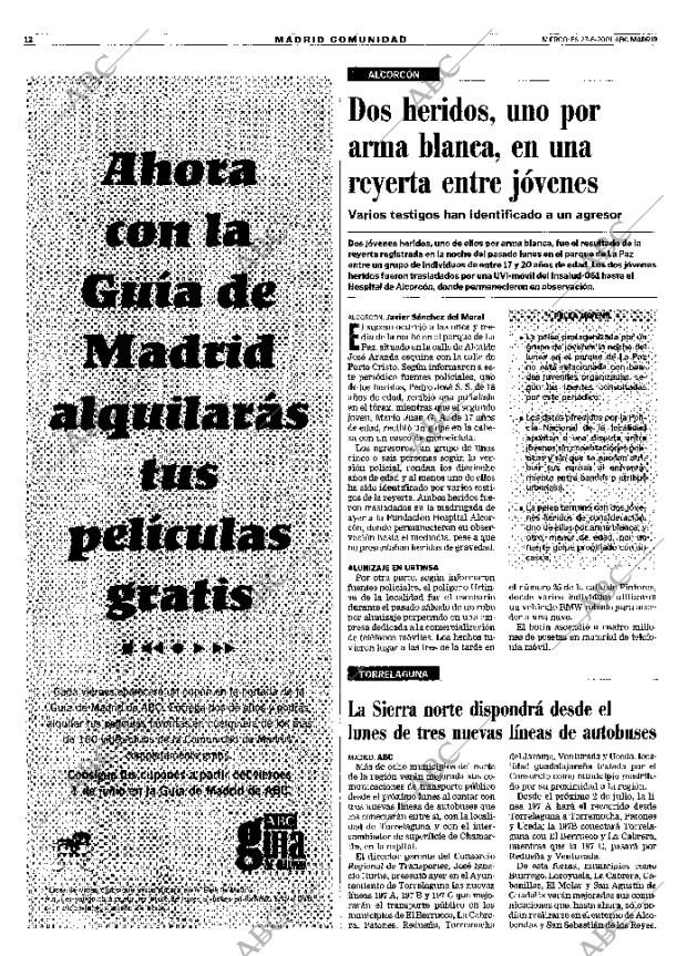 ABC MADRID 27-06-2001 página 100