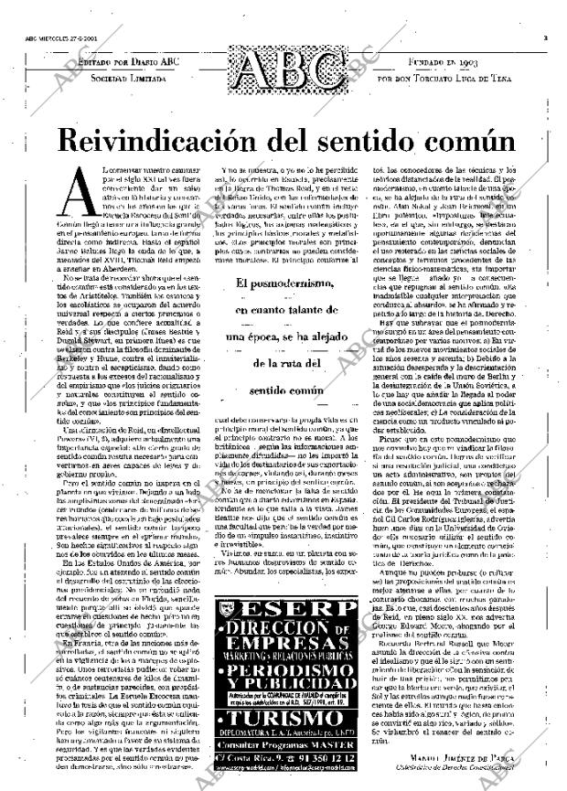 ABC MADRID 27-06-2001 página 3