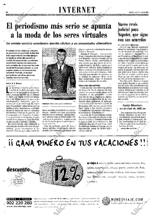 ABC MADRID 27-06-2001 página 82