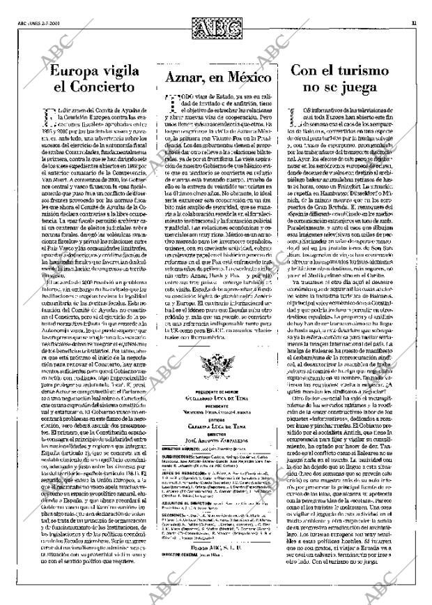 ABC MADRID 02-07-2001 página 11
