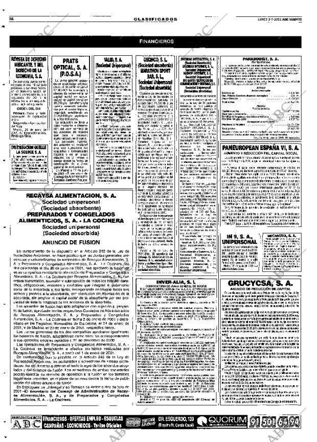 ABC MADRID 02-07-2001 página 120
