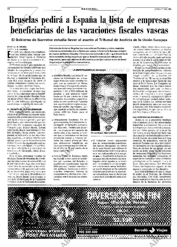 ABC MADRID 02-07-2001 página 22