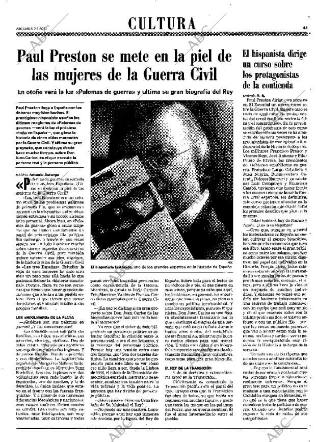 ABC MADRID 02-07-2001 página 43