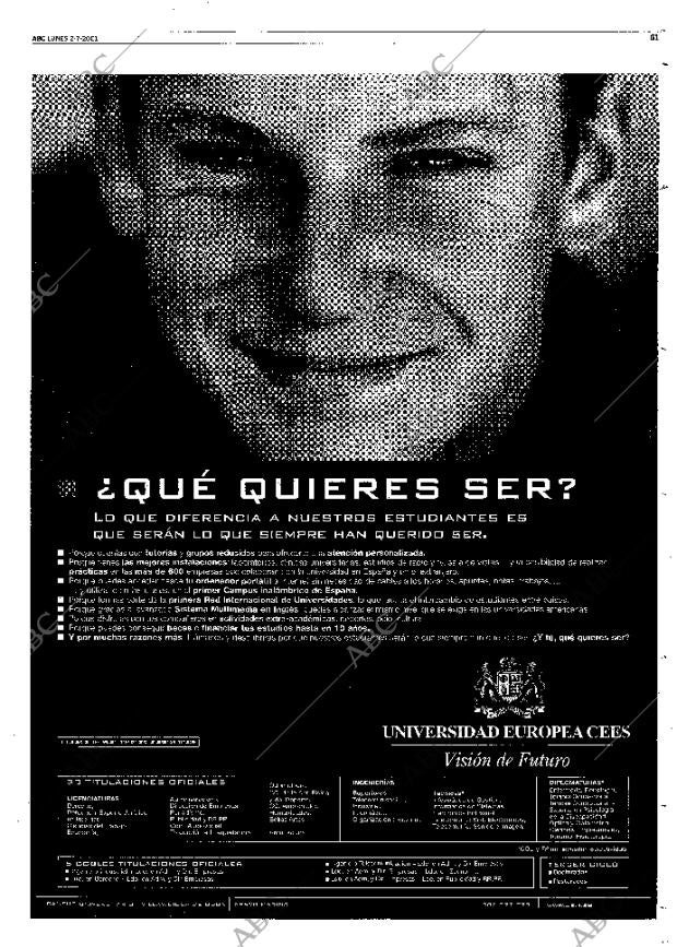 ABC MADRID 02-07-2001 página 61
