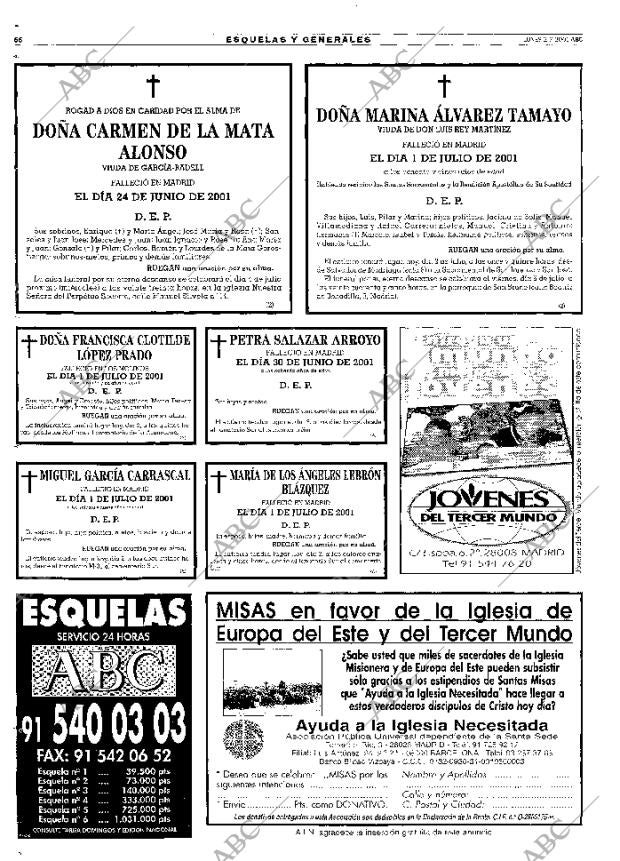 ABC MADRID 02-07-2001 página 66
