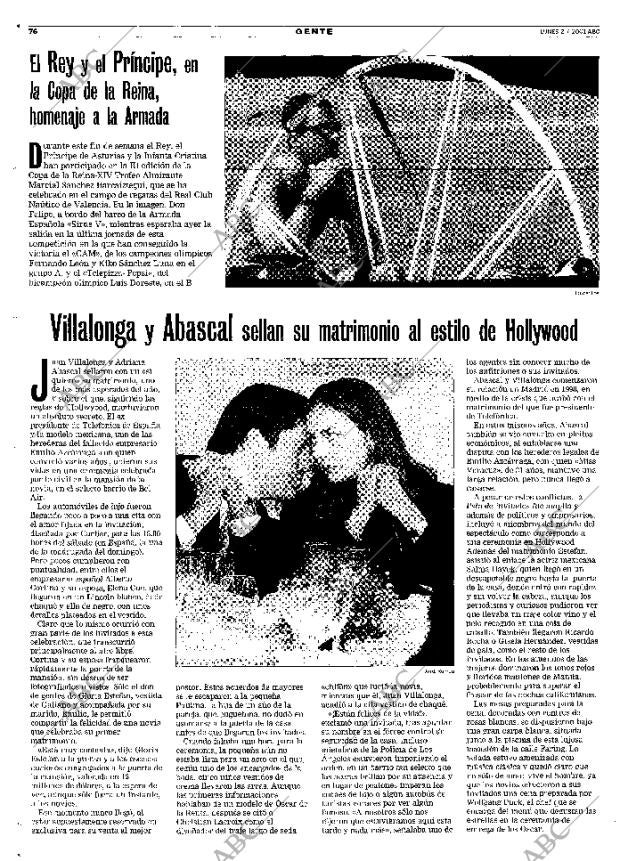 ABC MADRID 02-07-2001 página 76