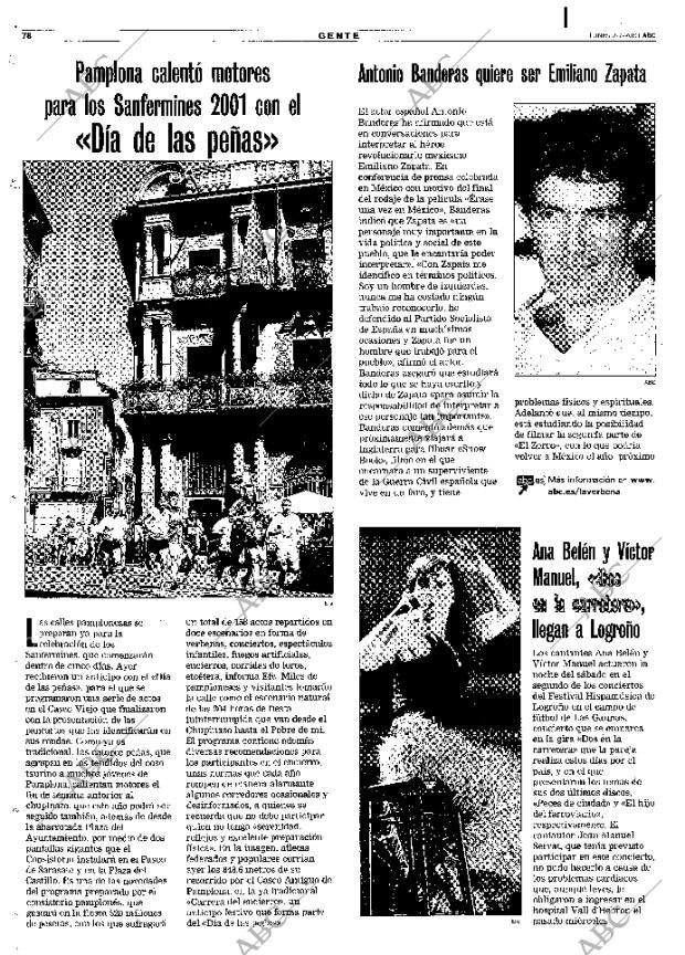 ABC MADRID 02-07-2001 página 78