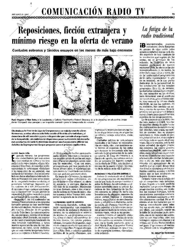 ABC MADRID 02-07-2001 página 79