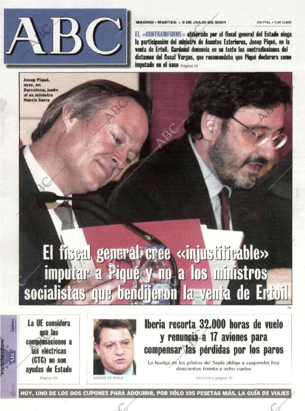 ABC MADRID 03-07-2001 página 1