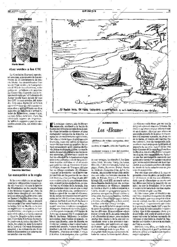 ABC MADRID 03-07-2001 página 11