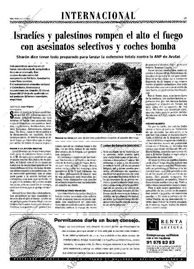 ABC MADRID 03-07-2001 página 27