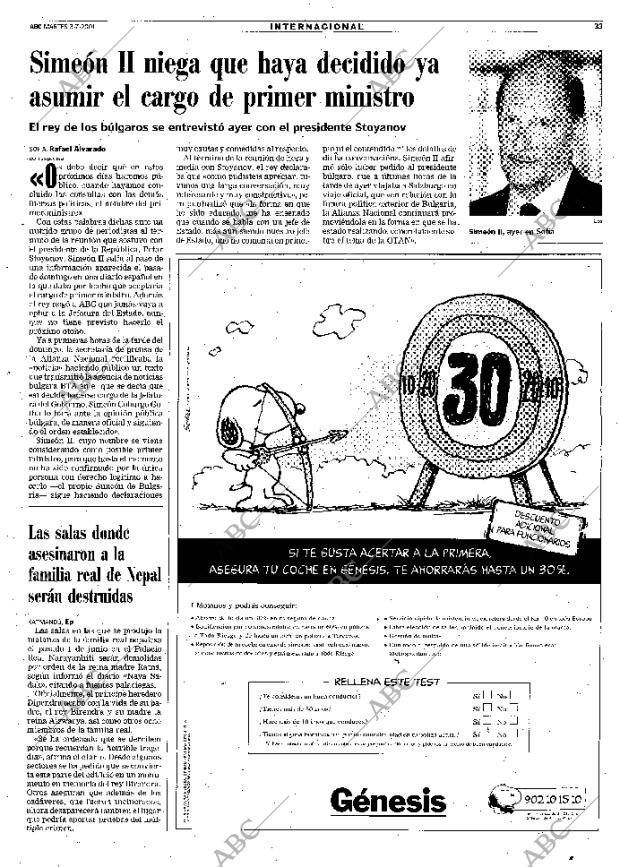 ABC MADRID 03-07-2001 página 33