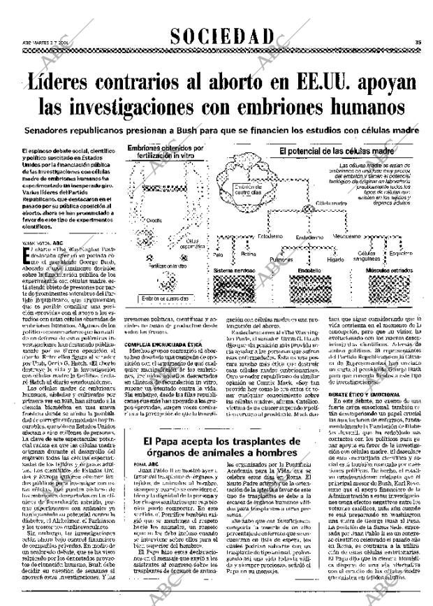 ABC MADRID 03-07-2001 página 35