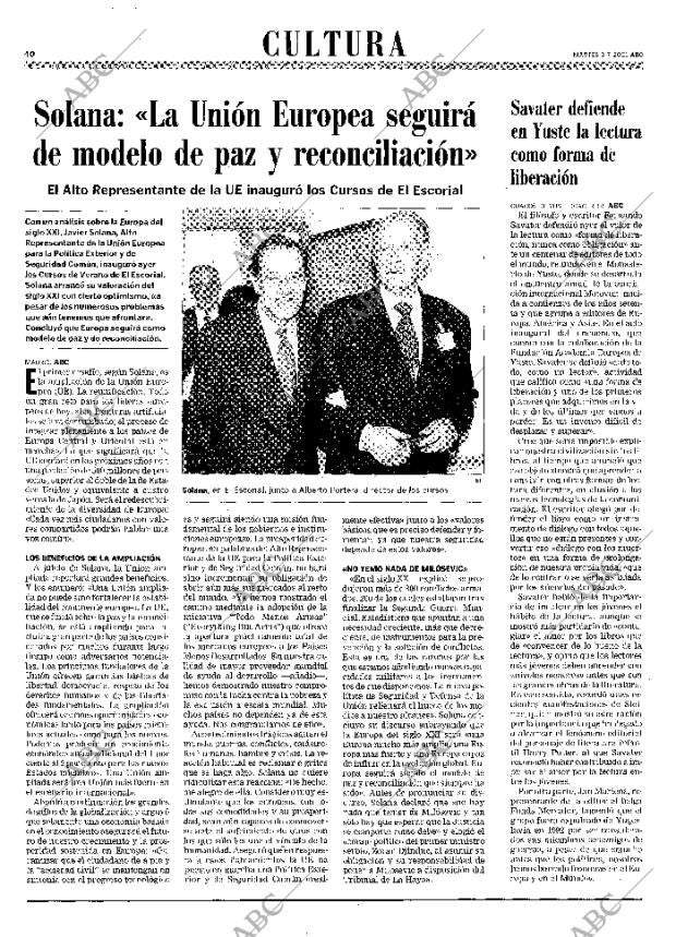 ABC MADRID 03-07-2001 página 40