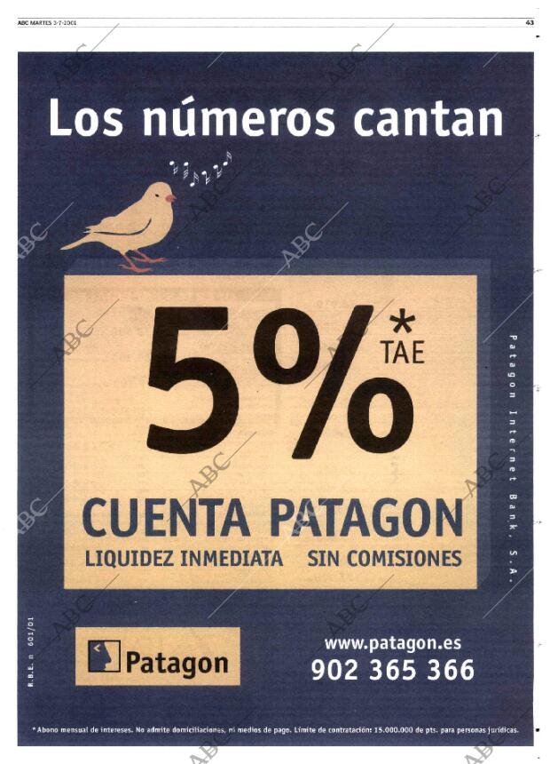 ABC MADRID 03-07-2001 página 43