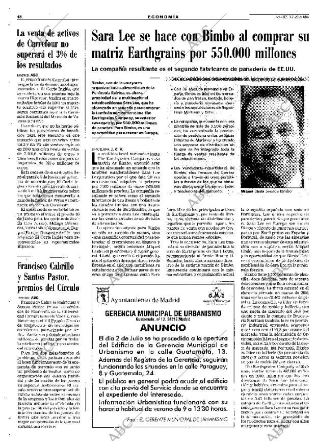ABC MADRID 03-07-2001 página 48