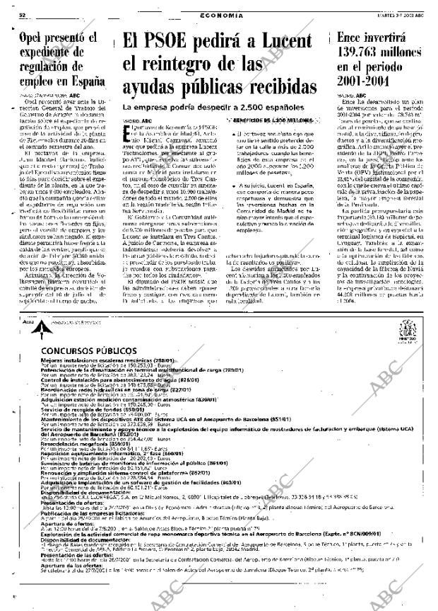 ABC MADRID 03-07-2001 página 52
