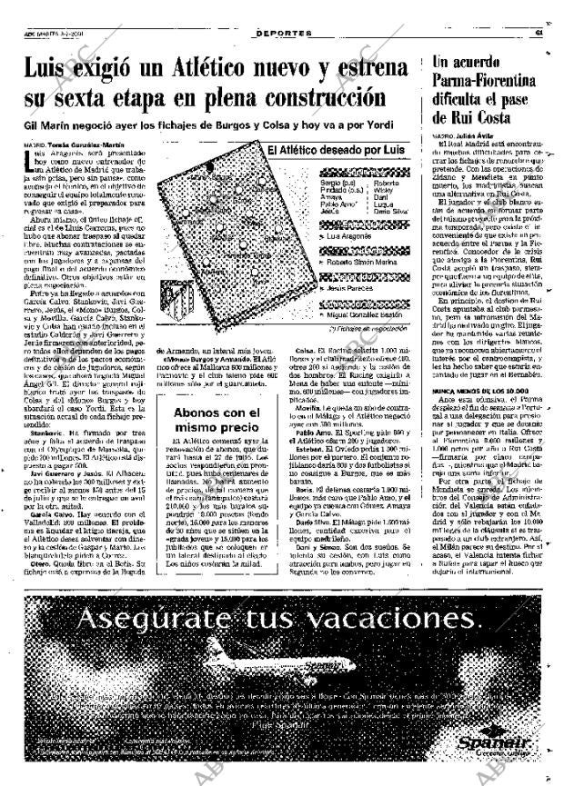 ABC MADRID 03-07-2001 página 61