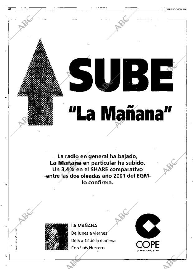 ABC MADRID 03-07-2001 página 64