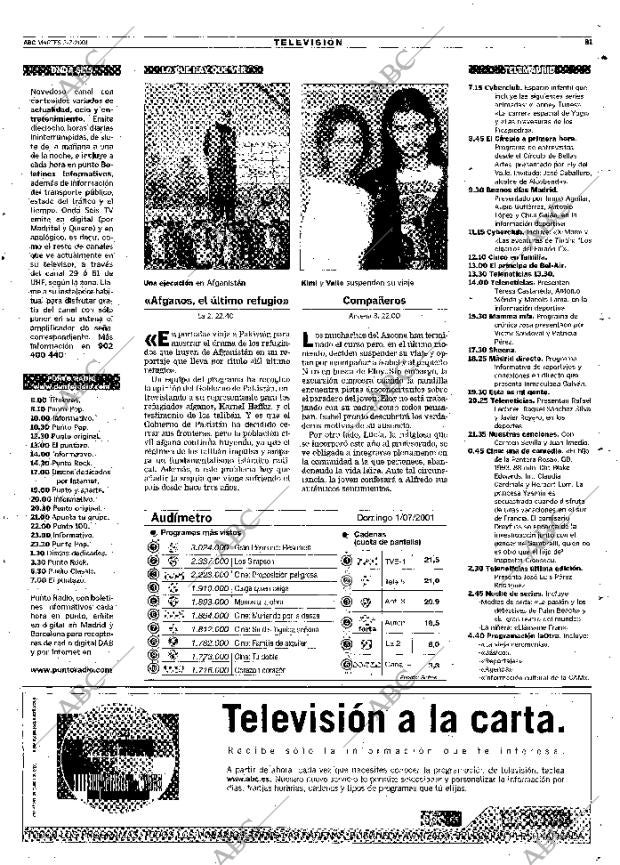 ABC MADRID 03-07-2001 página 81