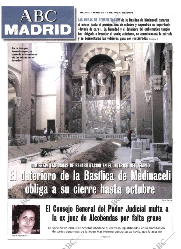 ABC MADRID 03-07-2001 página 85