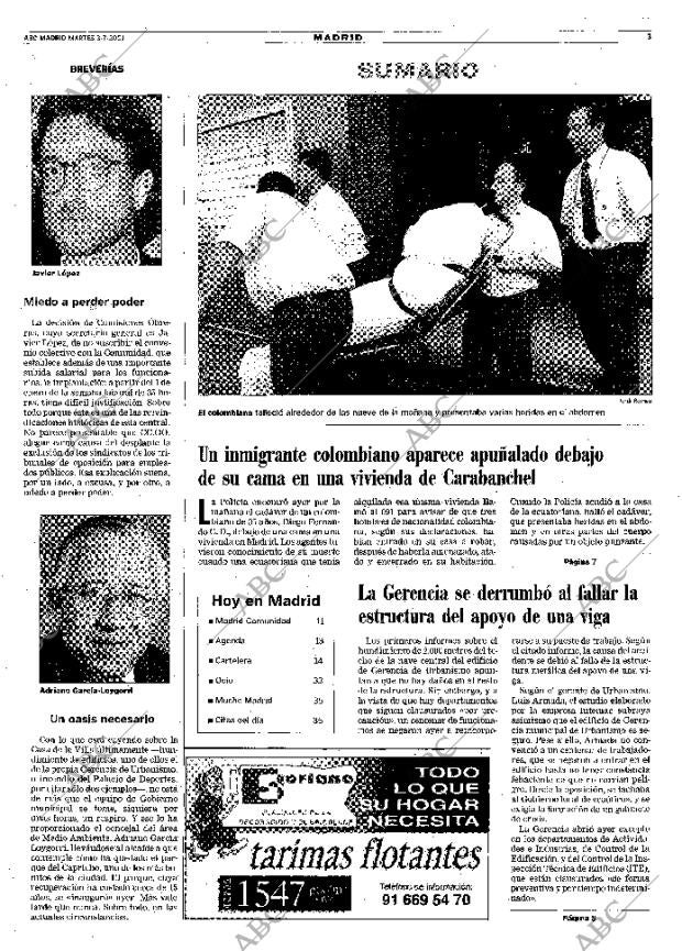 ABC MADRID 03-07-2001 página 87