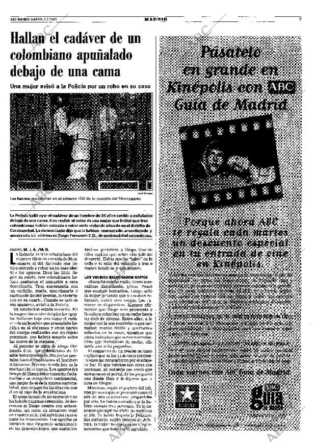 ABC MADRID 03-07-2001 página 91