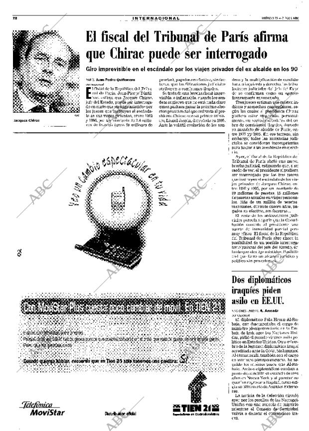 ABC MADRID 04-07-2001 página 28